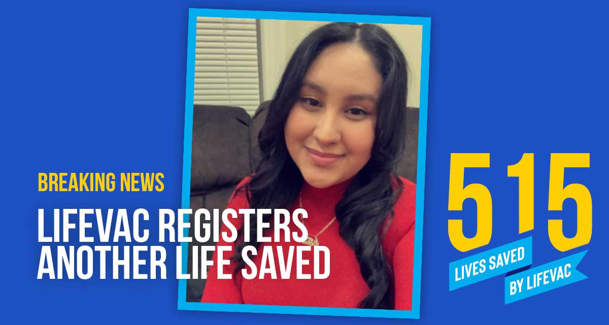 25YearOldWoman Saved by LifeVac 515
