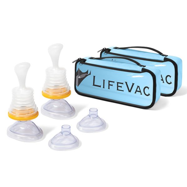 LifeVac 2 Blue Travel Kit Bundle