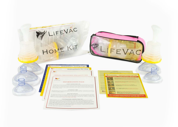 LifeVac Home Kit and Pink Travel Kit Bundle