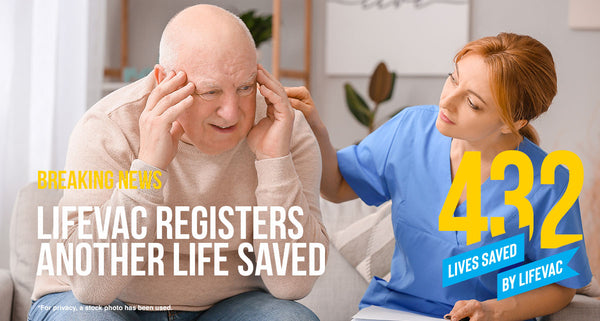 Good Samaritan Saves Man in Care Center with LifeVac – #432