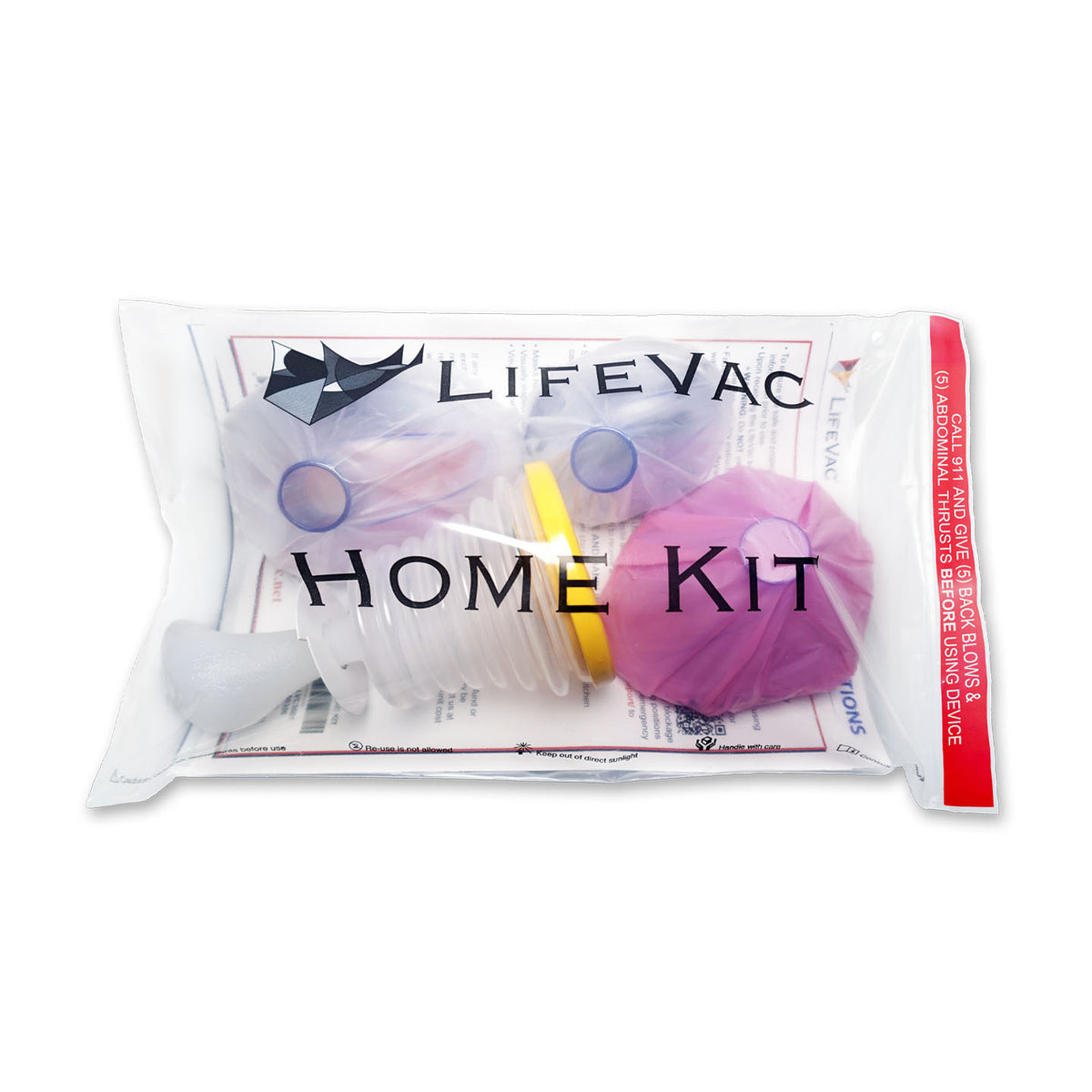 LifeVac Home Kit - Toddler and Adult Choking Rescue Device